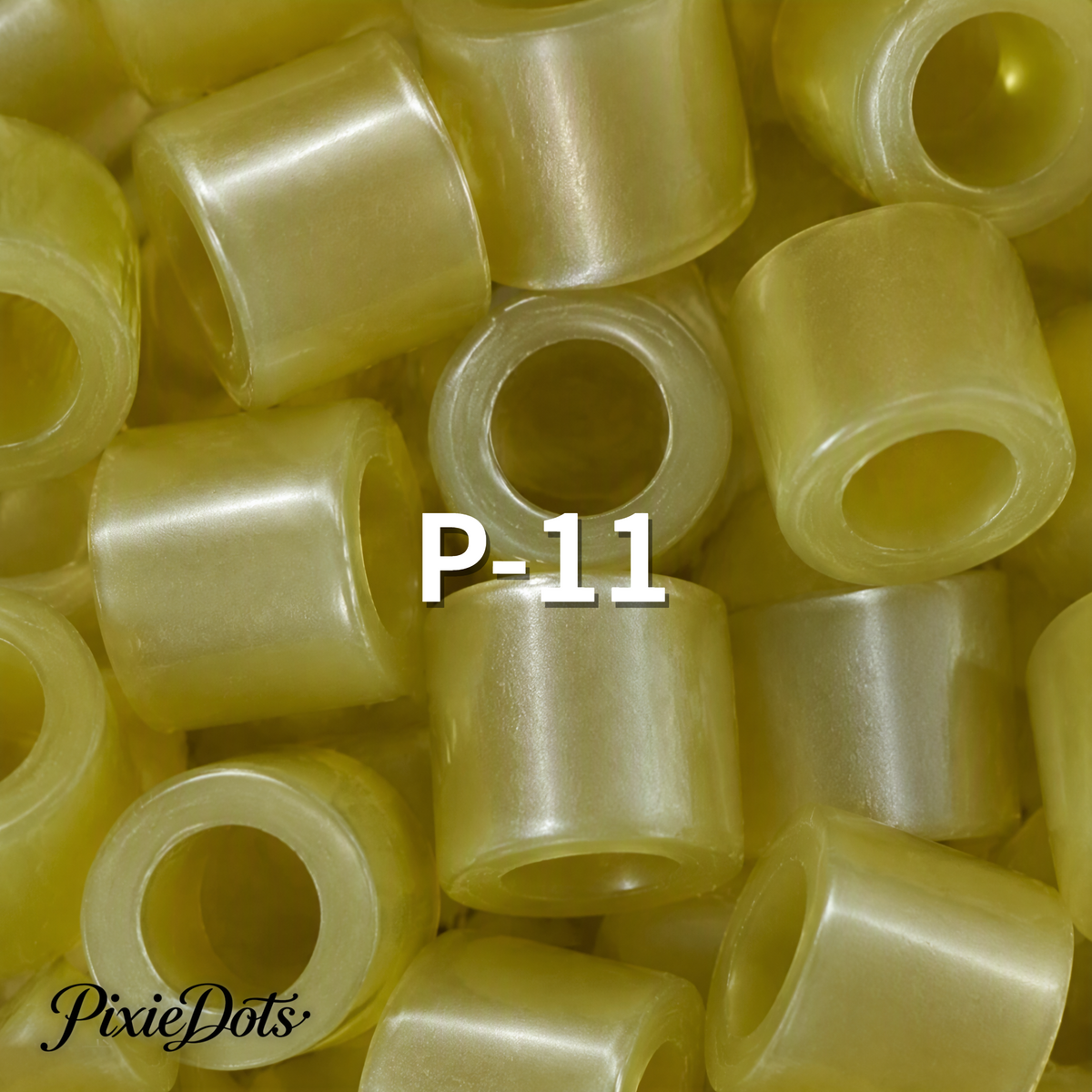 PixieDots Pure Pixels 1000ct Refill - Palette P (Pearlescent) 2.6mm Mini Fuse Beads | Fusible Beads Refill for Craft
