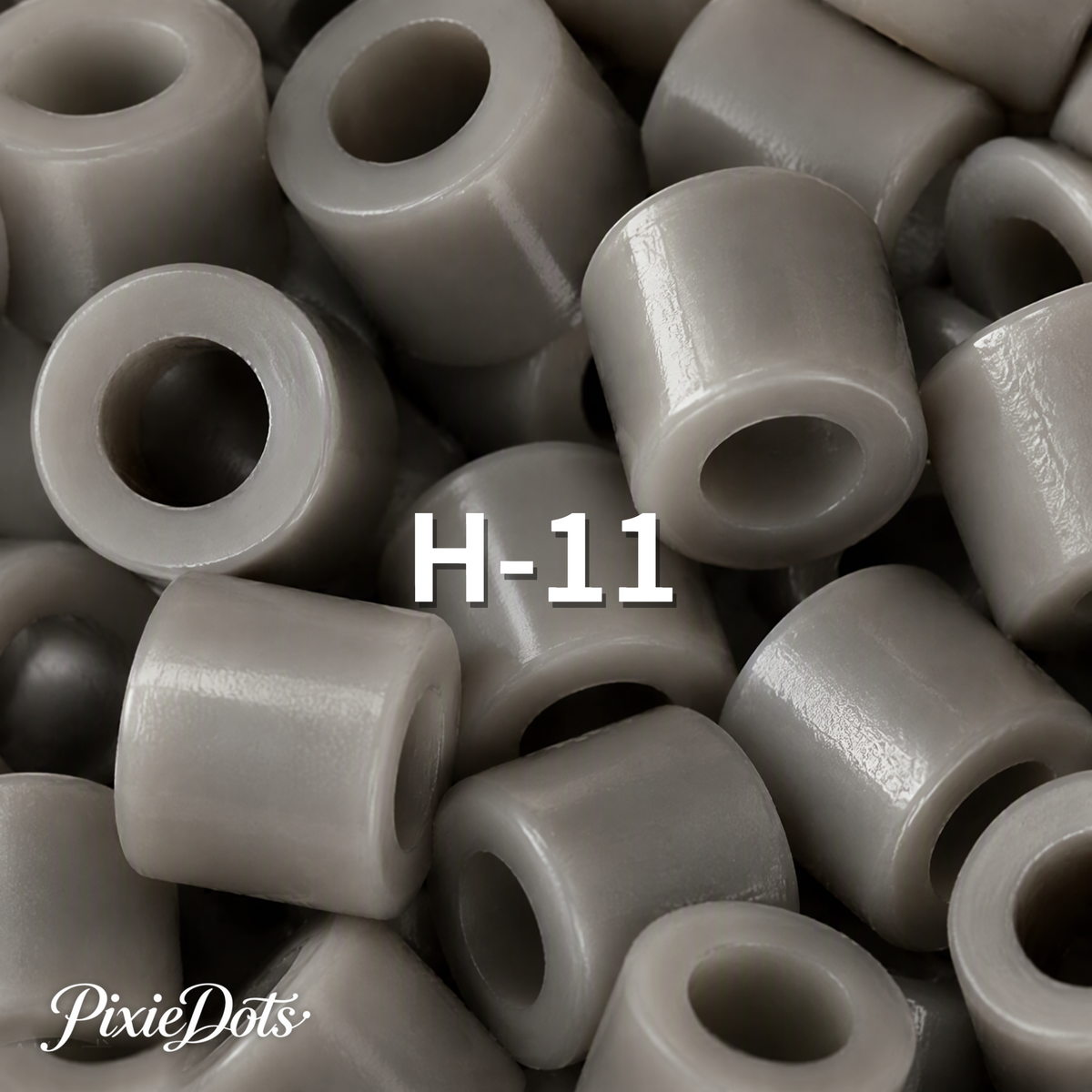 PixieDots Pure Pixels 1000ct Refill - Palette H (Neutral Basics) 2.6mm Mini Fuse Beads | Fusible Beads Refill for Craft