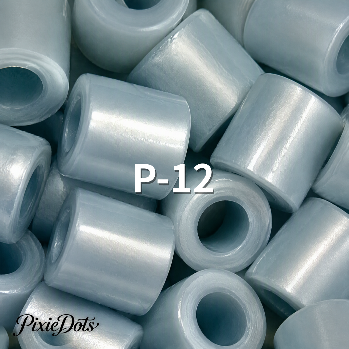 PixieDots Pure Pixels 1000ct Refill - Palette P (Pearlescent) 2.6mm Mini Fuse Beads | Fusible Beads Refill for Craft