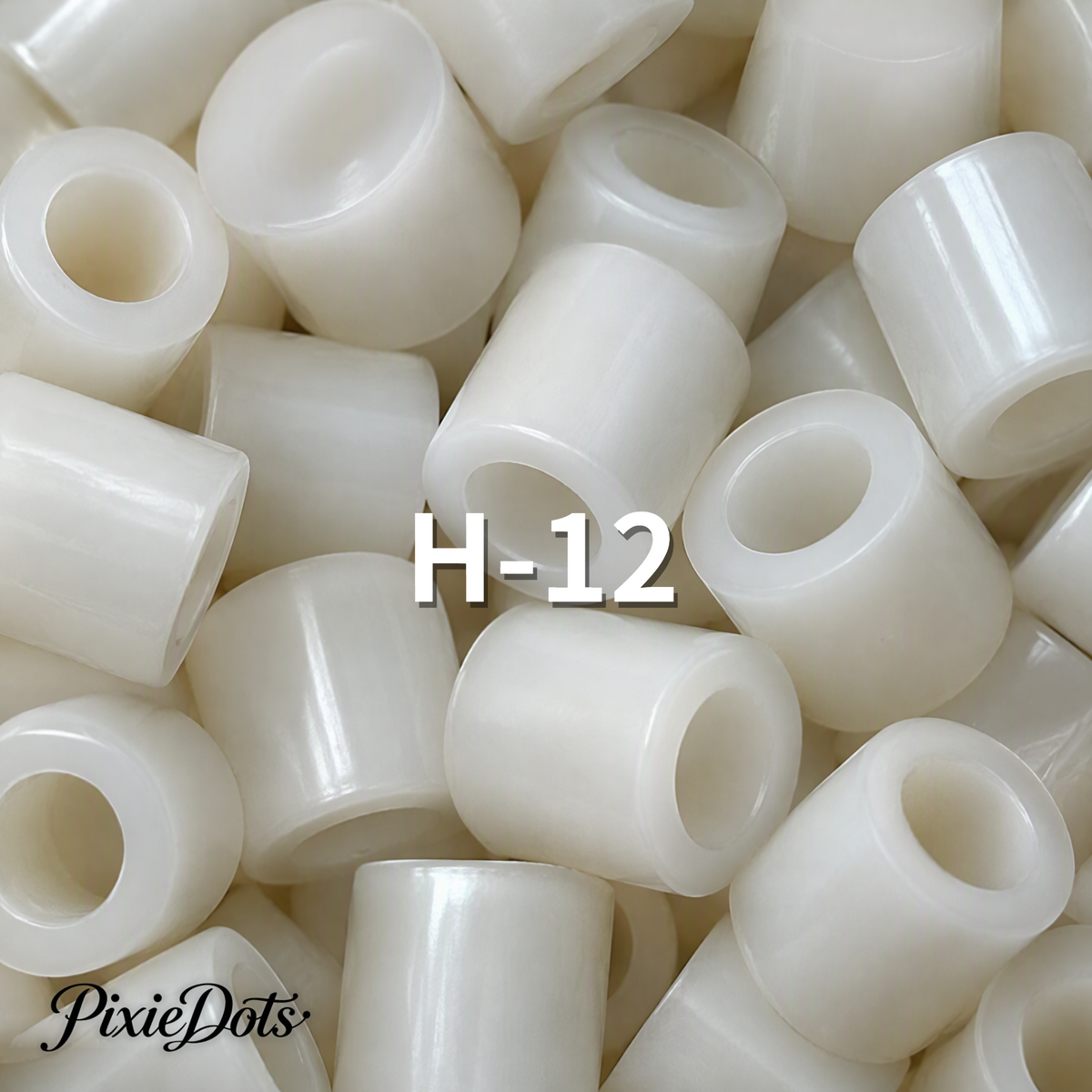 PixieDots Pure Pixels 1000ct Refill - Palette H (Neutral Basics) 2.6mm Mini Fuse Beads | Fusible Beads Refill for Craft