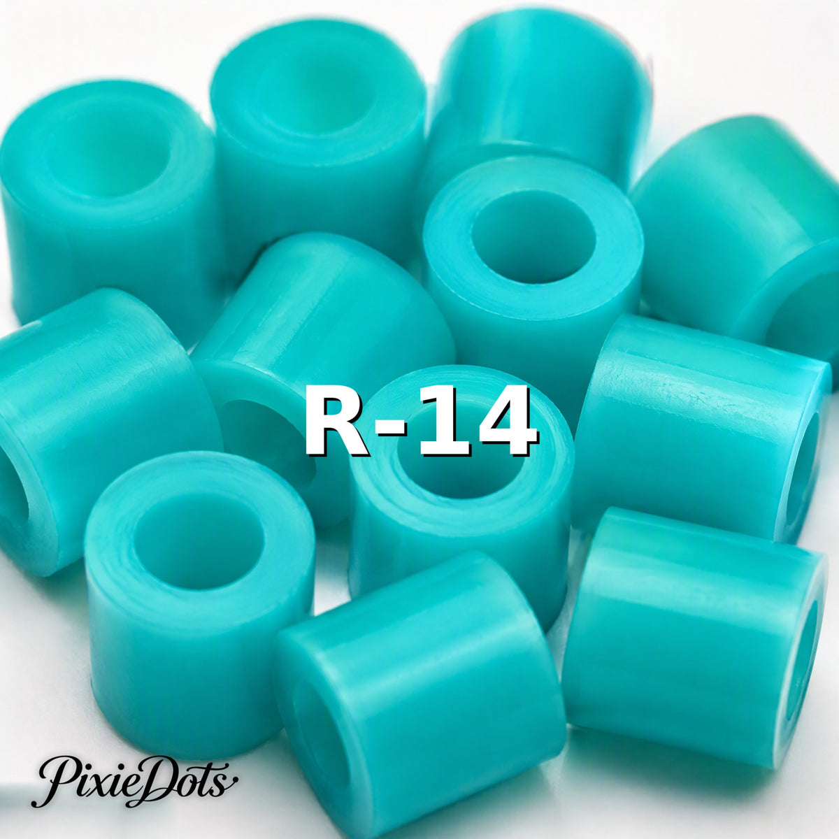 PixieDots Pure Pixels 1000ct Refill - Palette R (Transparent) 2.6mm Mini Fuse Beads | Fusible Beads Refill for Craft