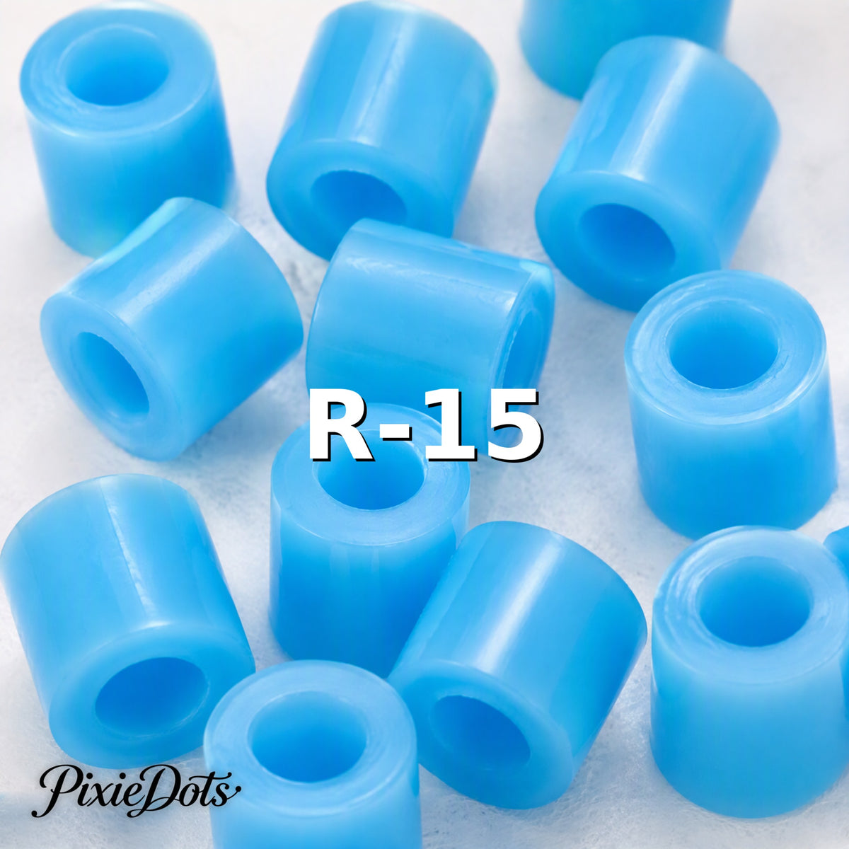 PixieDots Pure Pixels 1000ct Refill - Palette R (Transparent) 2.6mm Mini Fuse Beads | Fusible Beads Refill for Craft