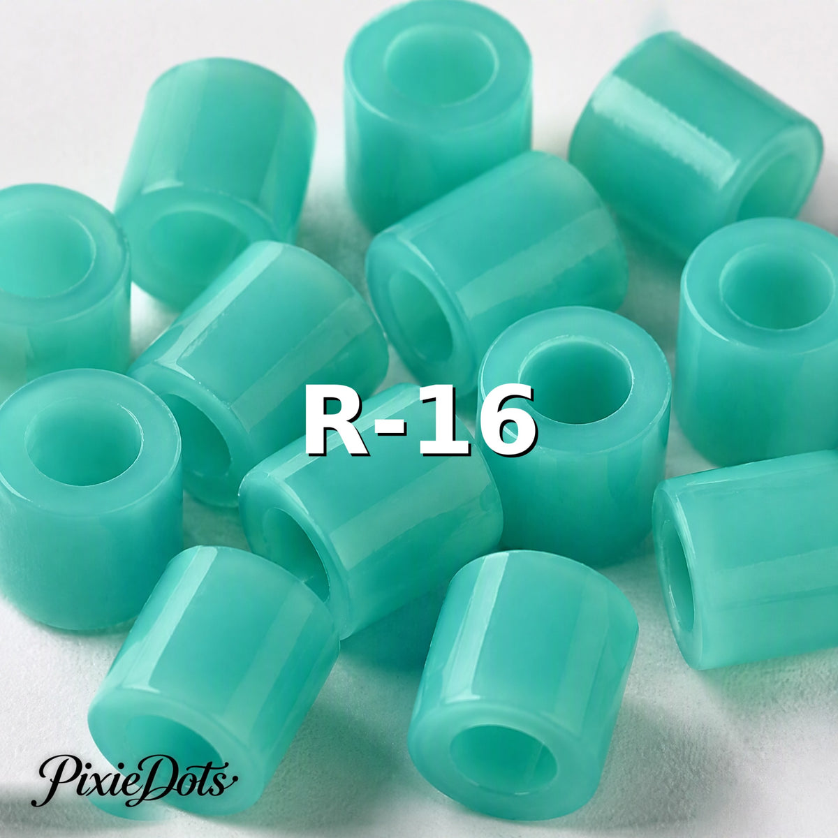 PixieDots Pure Pixels 1000ct Refill - Palette R (Transparent) 2.6mm Mini Fuse Beads | Fusible Beads Refill for Craft