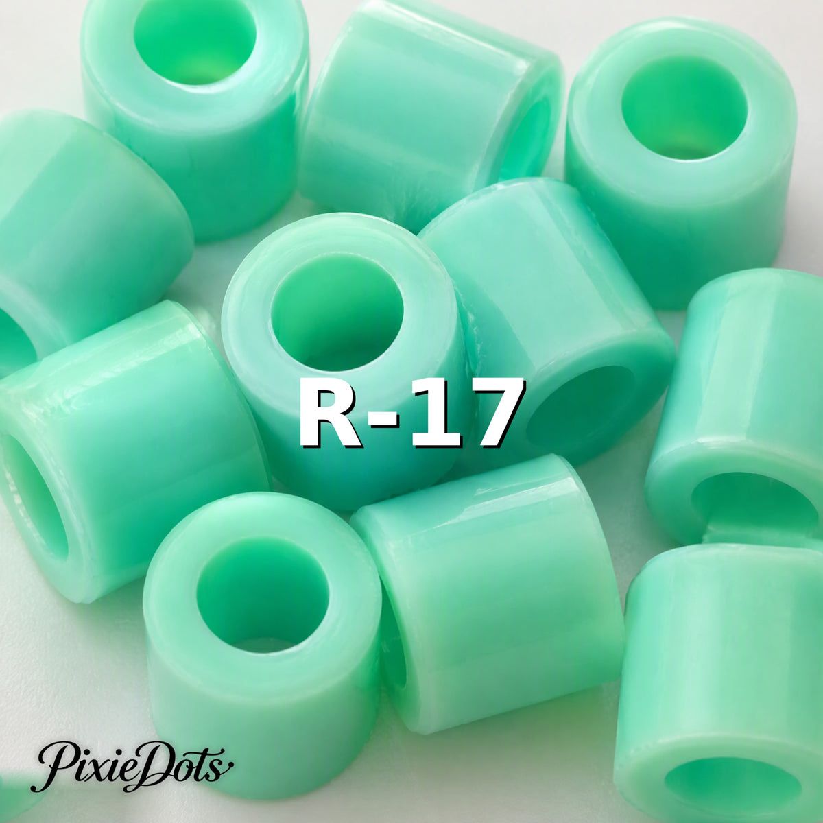 PixieDots Pure Pixels 1000ct Refill - Palette R (Transparent) 2.6mm Mini Fuse Beads | Fusible Beads Refill for Craft
