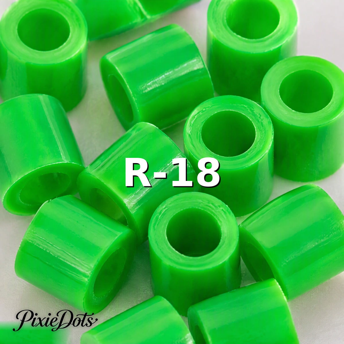 PixieDots Pure Pixels 1000ct Refill - Palette R (Transparent) 2.6mm Mini Fuse Beads | Fusible Beads Refill for Craft