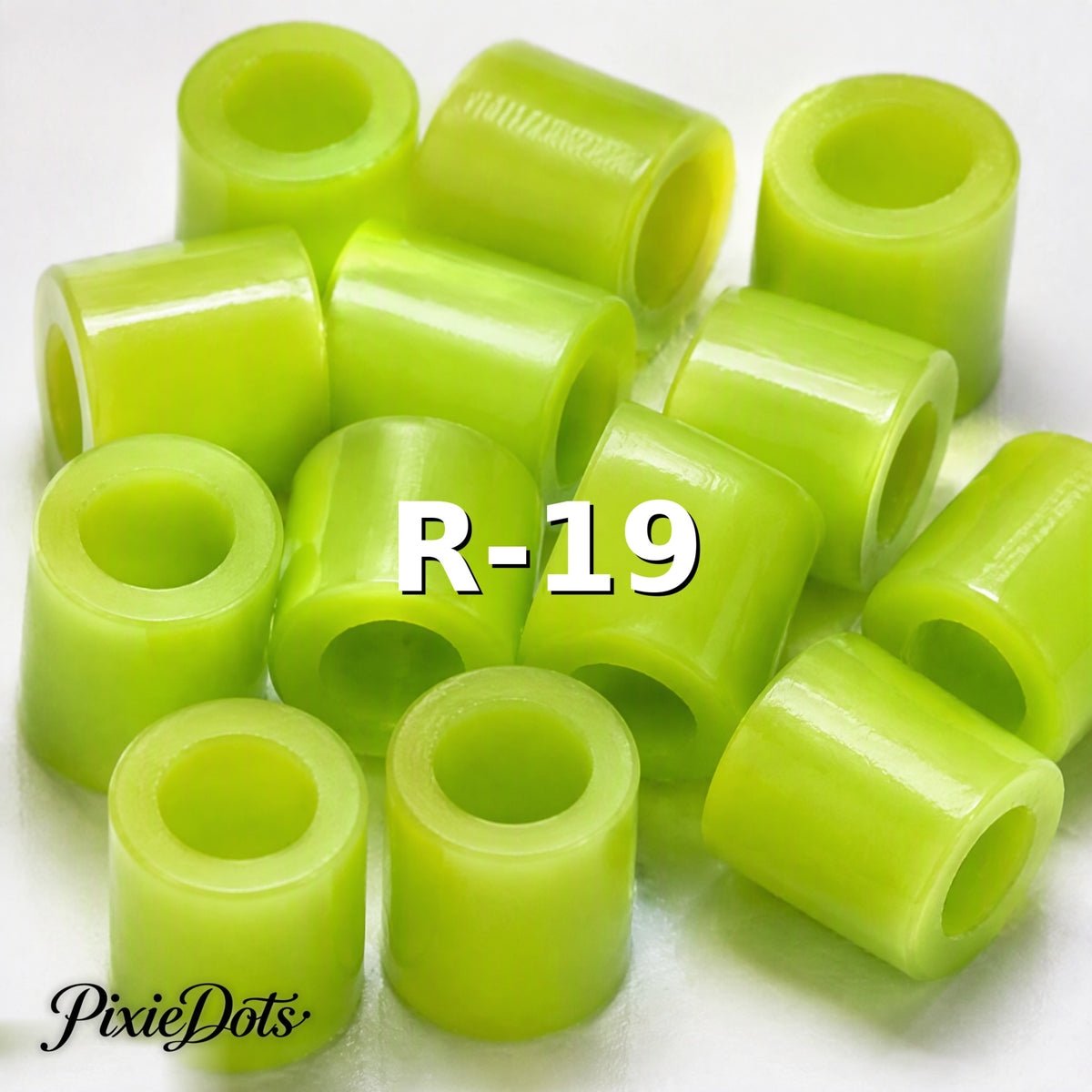 PixieDots Pure Pixels 1000ct Refill - Palette R (Transparent) 2.6mm Mini Fuse Beads | Fusible Beads Refill for Craft