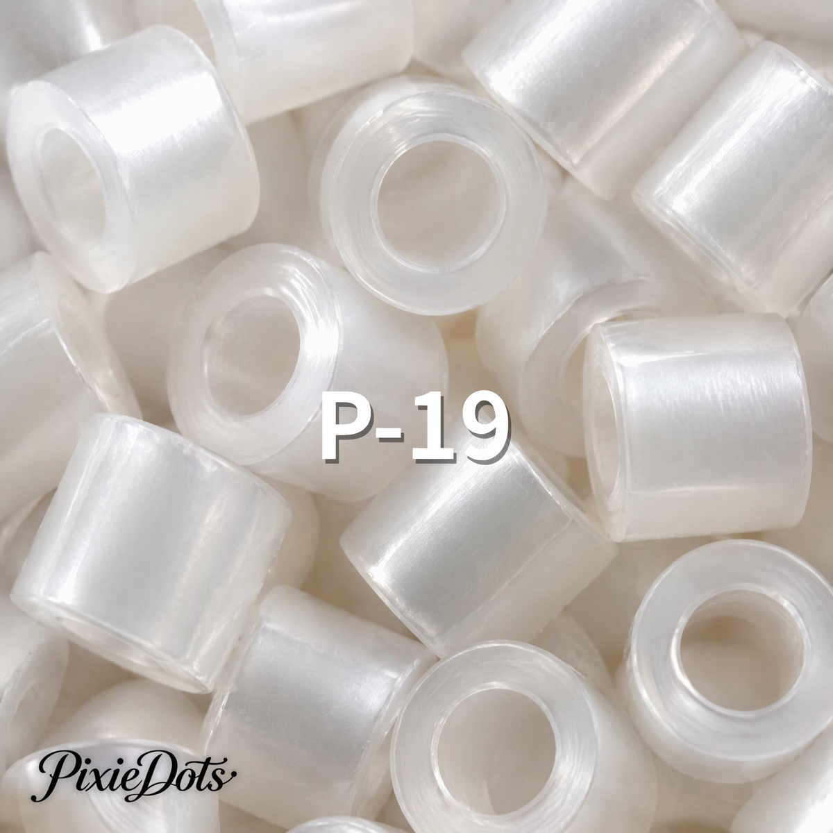 PixieDots Pure Pixels 1000ct Refill - Palette P (Pearlescent) 2.6mm Mini Fuse Beads | Fusible Beads Refill for Craft