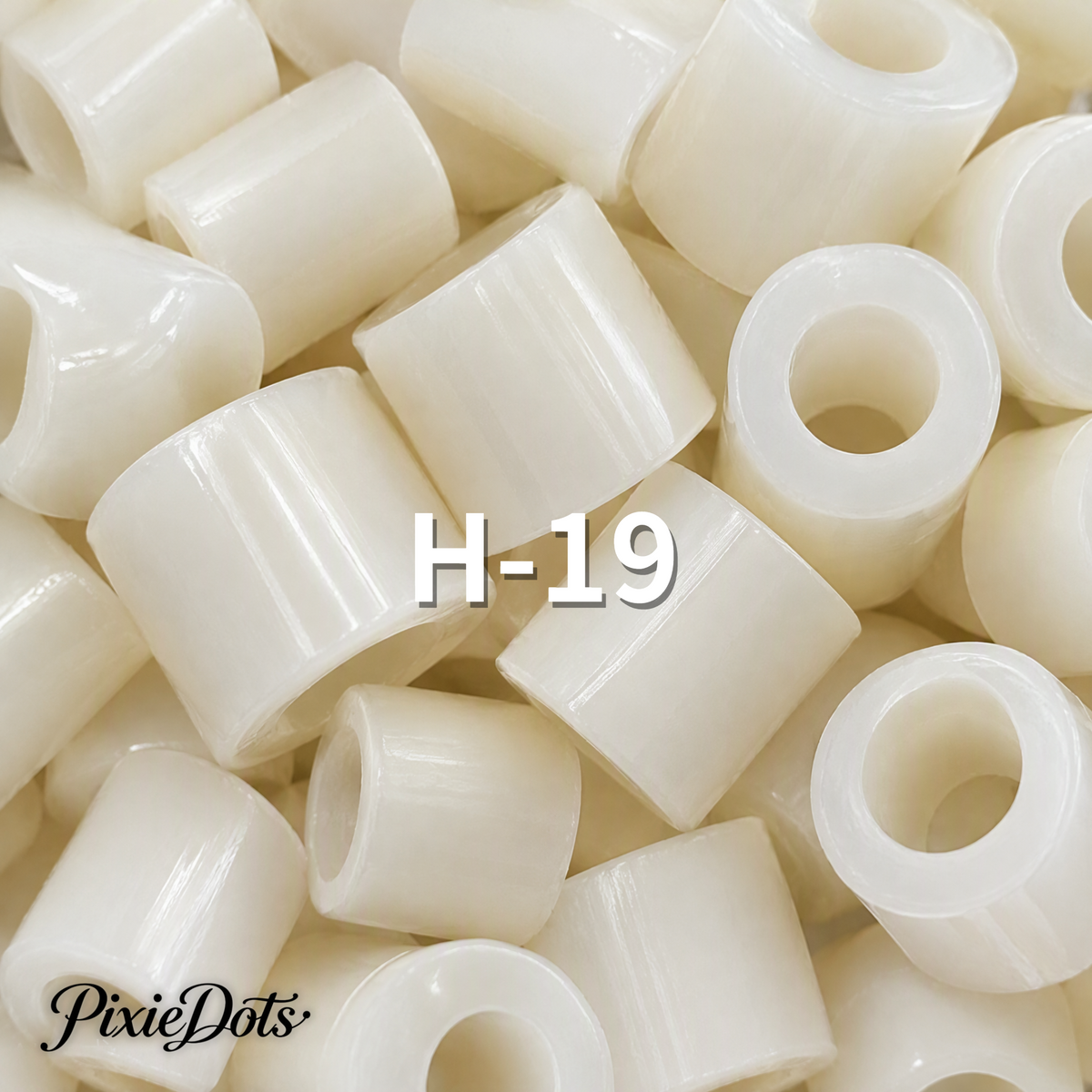 PixieDots Pure Pixels 1000ct Refill - Palette H (Neutral Basics) 2.6mm Mini Fuse Beads | Fusible Beads Refill for Craft