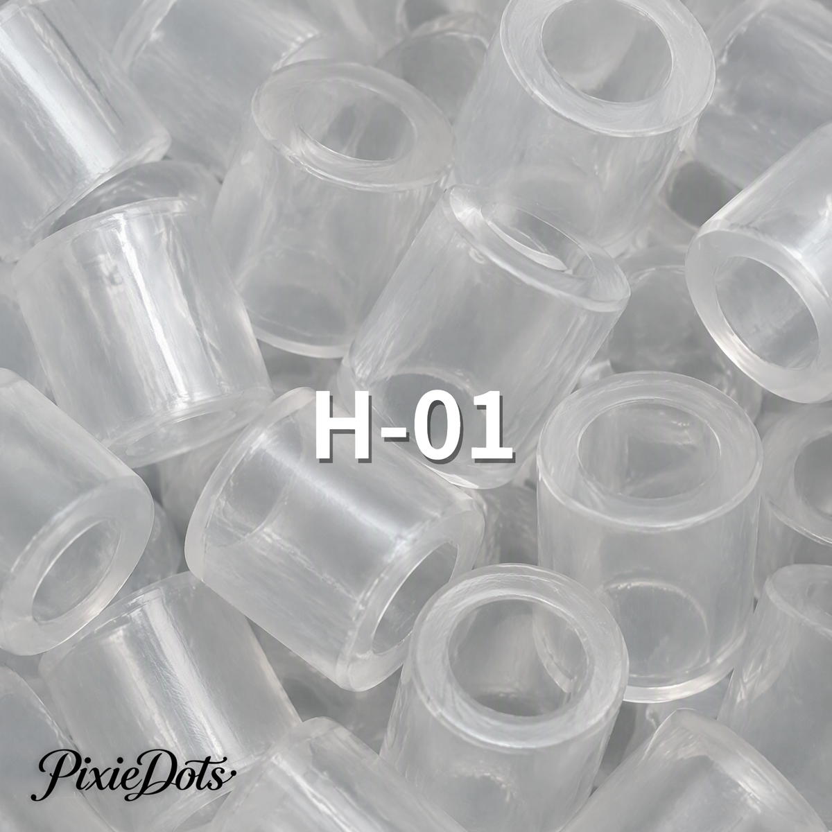 PixieDots Pure Pixels 1000ct Refill - Palette H (Neutral Basics) 2.6mm Mini Fuse Beads | Fusible Beads Refill for Craft