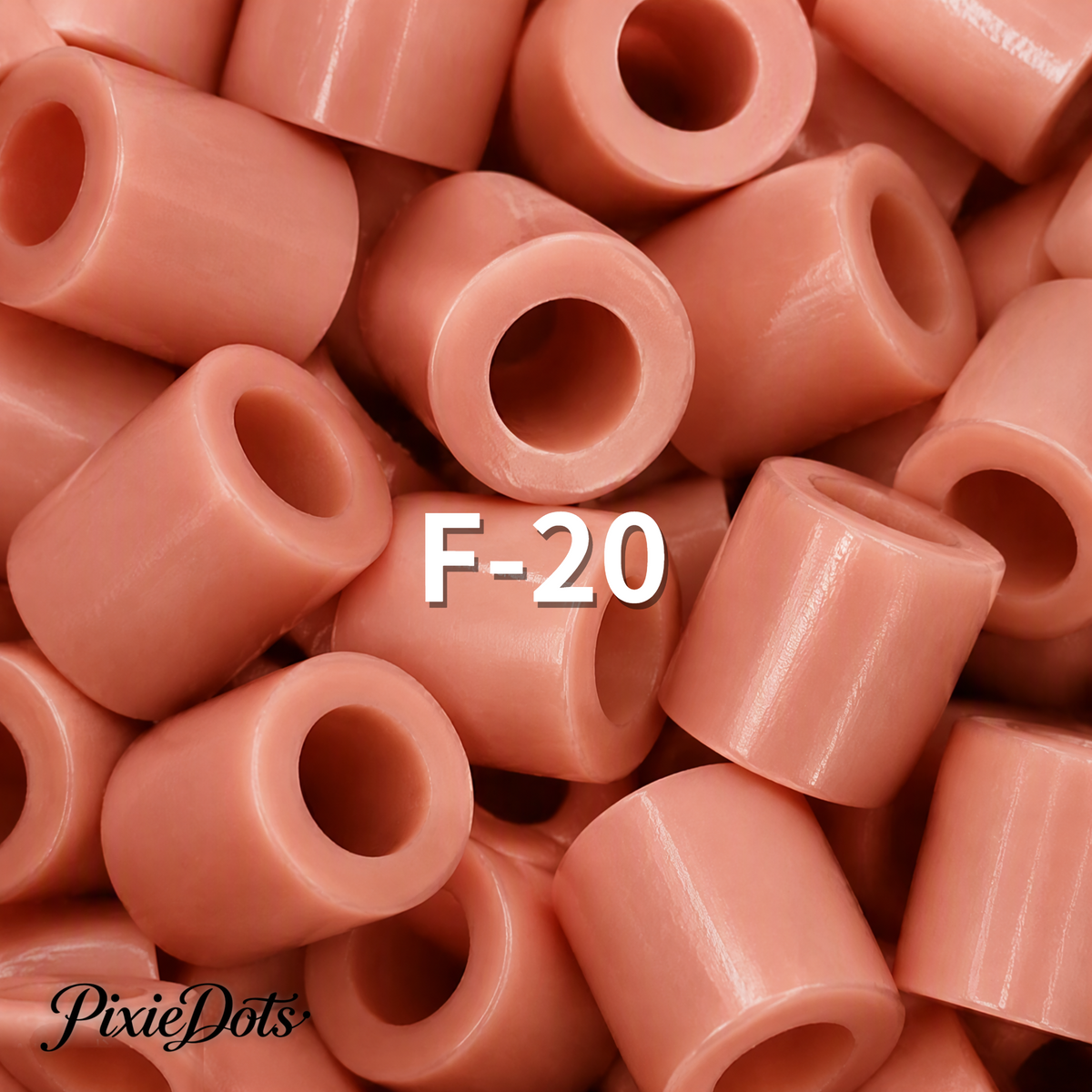 PixieDots Pure Pixels 1000ct Refill - Palette F (Warm Reds) 2.6mm Mini Fuse Beads | Fusible Beads Refill for Craft