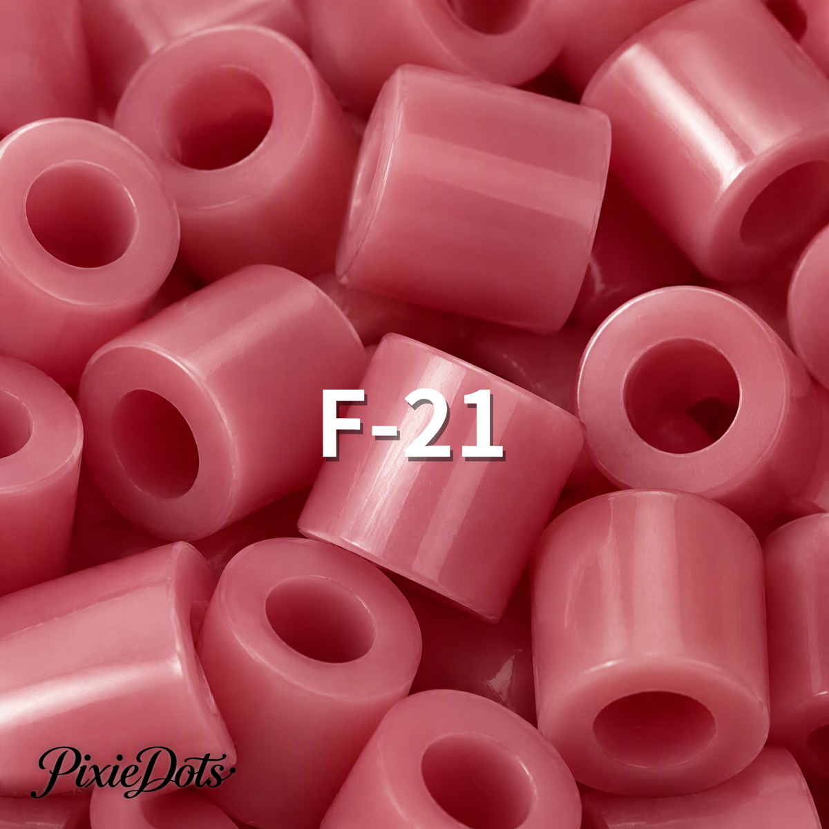 PixieDots Pure Pixels 1000ct Refill - Palette F (Warm Reds) 2.6mm Mini Fuse Beads | Fusible Beads Refill for Craft