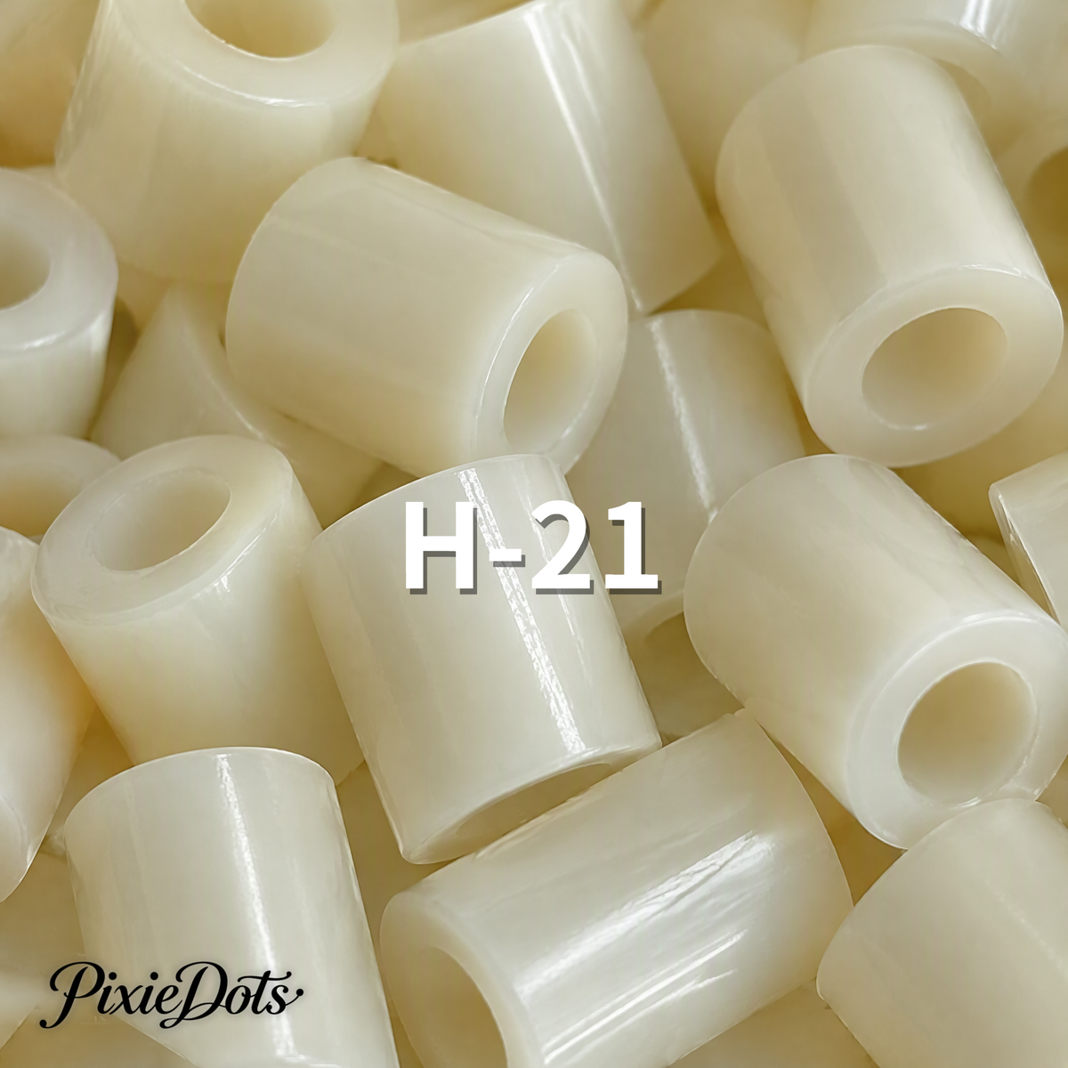 PixieDots Pure Pixels 1000ct Refill - Palette H (Neutral Basics) 2.6mm Mini Fuse Beads | Fusible Beads Refill for Craft