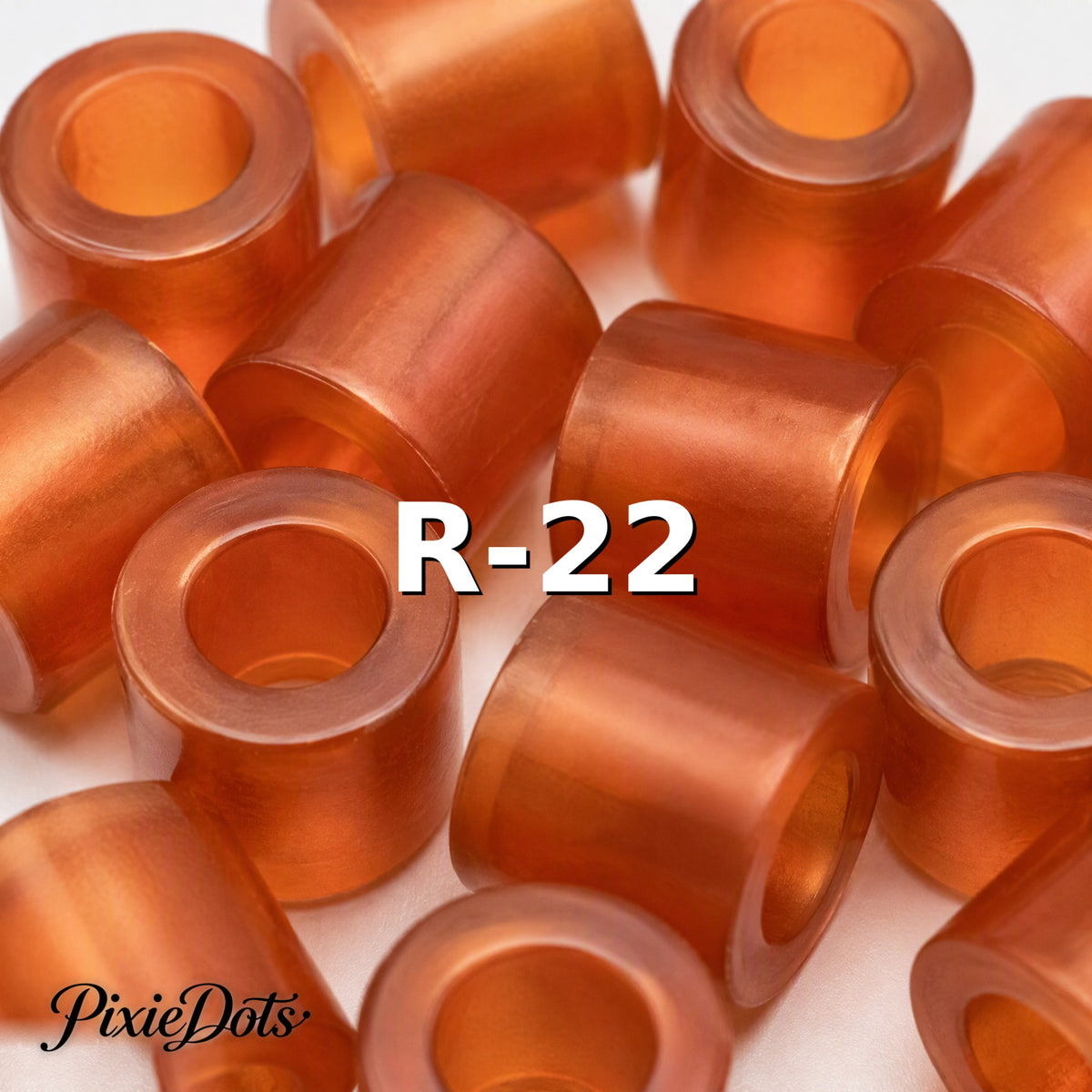 PixieDots Pure Pixels 1000ct Refill - Palette R (Transparent) 2.6mm Mini Fuse Beads | Fusible Beads Refill for Craft