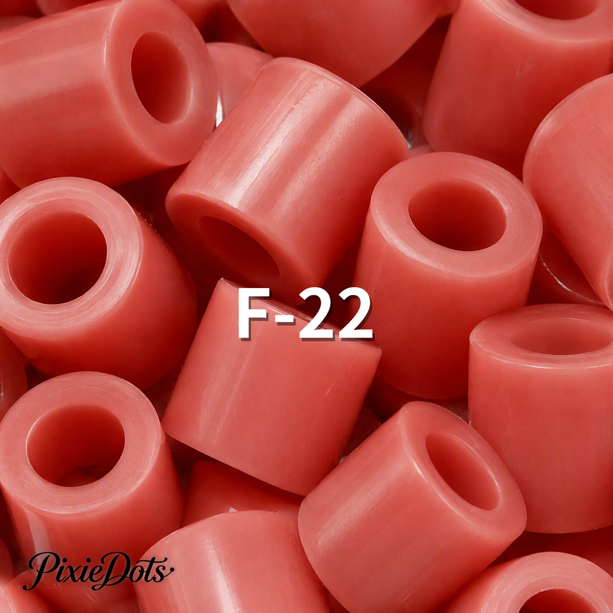 PixieDots Pure Pixels 1000ct Refill - Palette F (Warm Reds) 2.6mm Mini Fuse Beads | Fusible Beads Refill for Craft