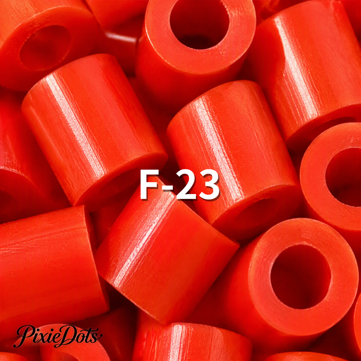 PixieDots Pure Pixels 1000ct Refill - Palette F (Warm Reds) 2.6mm Mini Fuse Beads | Fusible Beads Refill for Craft