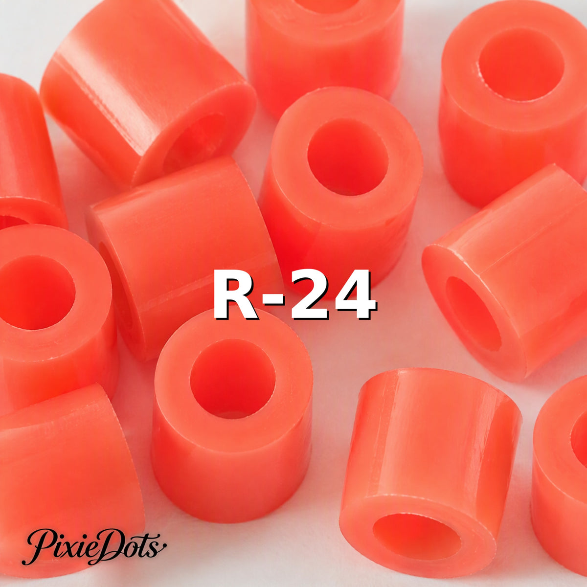 PixieDots Pure Pixels 1000ct Refill - Palette R (Transparent) 2.6mm Mini Fuse Beads | Fusible Beads Refill for Craft