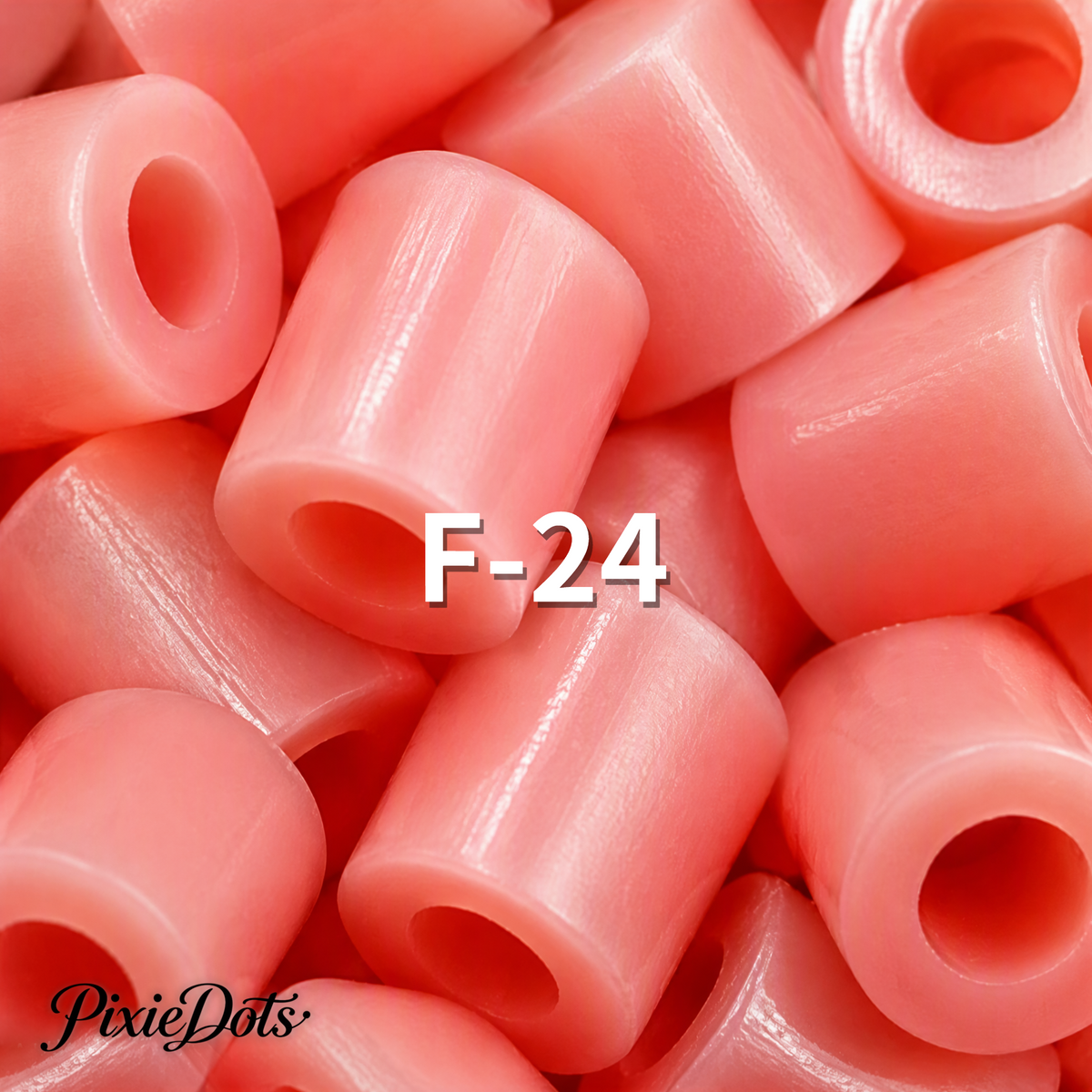 PixieDots Pure Pixels 1000ct Refill - Palette F (Warm Reds) 2.6mm Mini Fuse Beads | Fusible Beads Refill for Craft