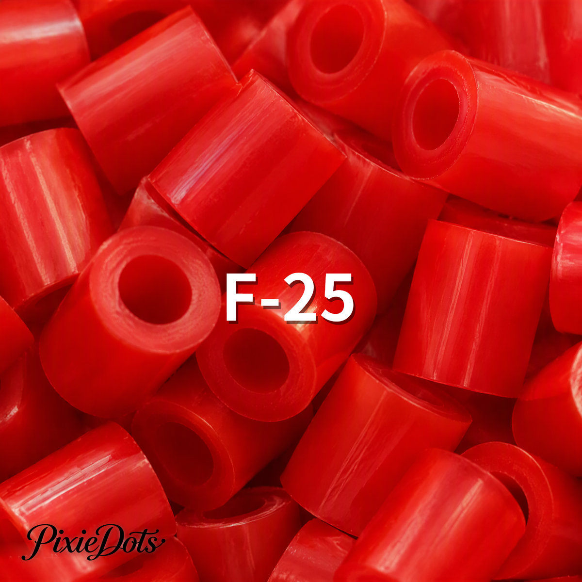 PixieDots Pure Pixels 1000ct Refill - Palette F (Warm Reds) 2.6mm Mini Fuse Beads | Fusible Beads Refill for Craft