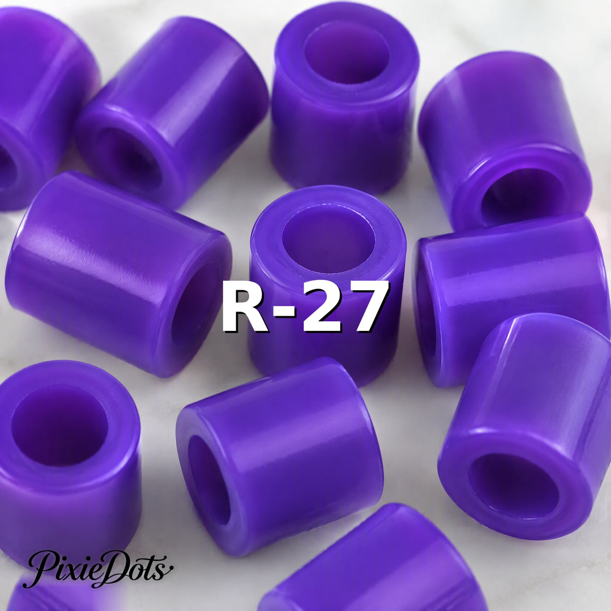 PixieDots Pure Pixels 1000ct Refill - Palette R (Transparent) 2.6mm Mini Fuse Beads | Fusible Beads Refill for Craft