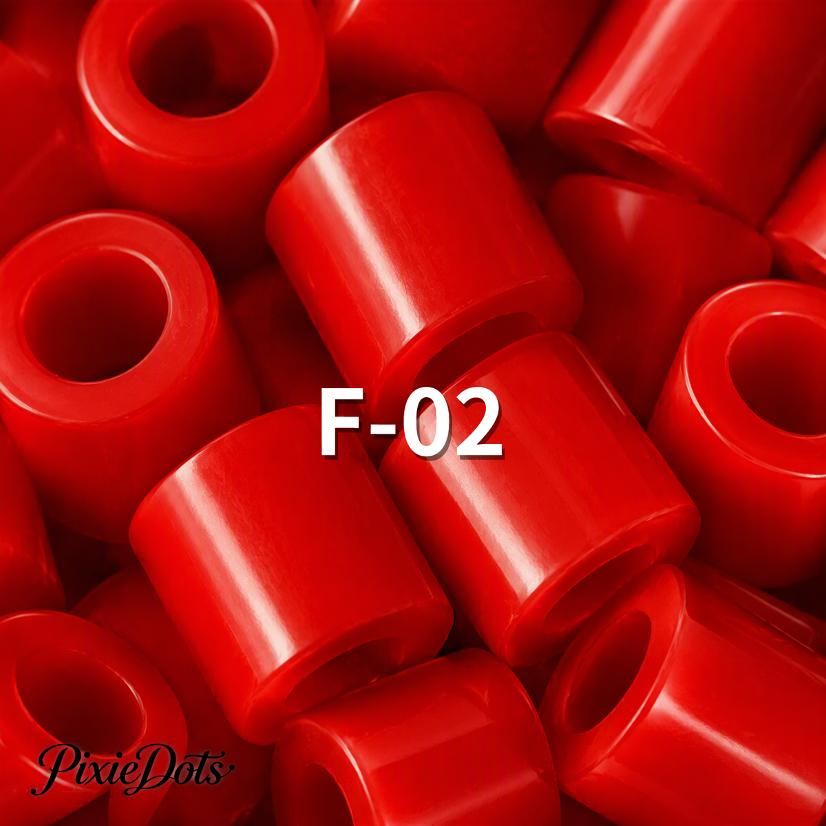 PixieDots Pure Pixels 1000ct Refill - Palette F (Warm Reds) 2.6mm Mini Fuse Beads | Fusible Beads Refill for Craft