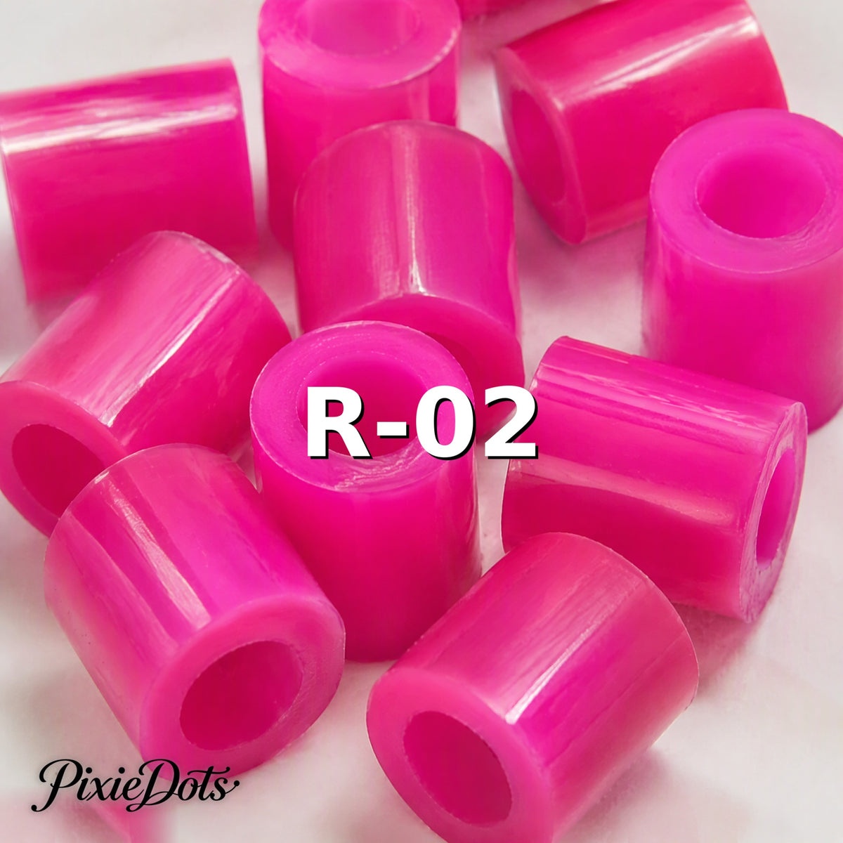 PixieDots Pure Pixels 1000ct Refill - Palette R (Transparent) 2.6mm Mini Fuse Beads | Fusible Beads Refill for Craft