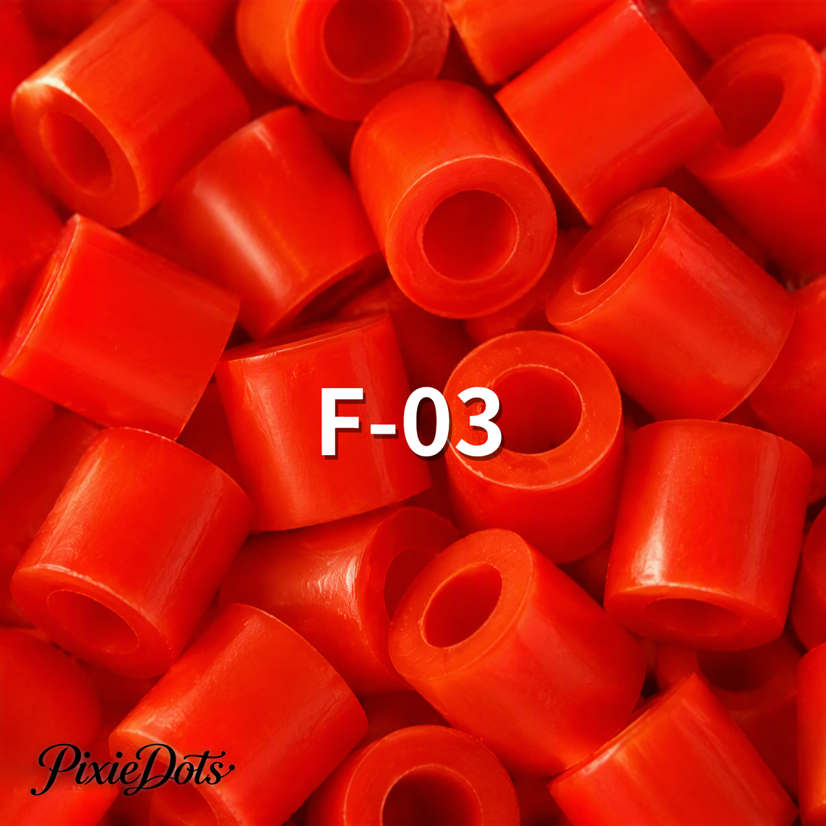 PixieDots Pure Pixels 1000ct Refill - Palette F (Warm Reds) 2.6mm Mini Fuse Beads | Fusible Beads Refill for Craft