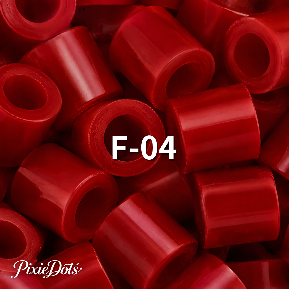 PixieDots Pure Pixels 1000ct Refill - Palette F (Warm Reds) 2.6mm Mini Fuse Beads | Fusible Beads Refill for Craft