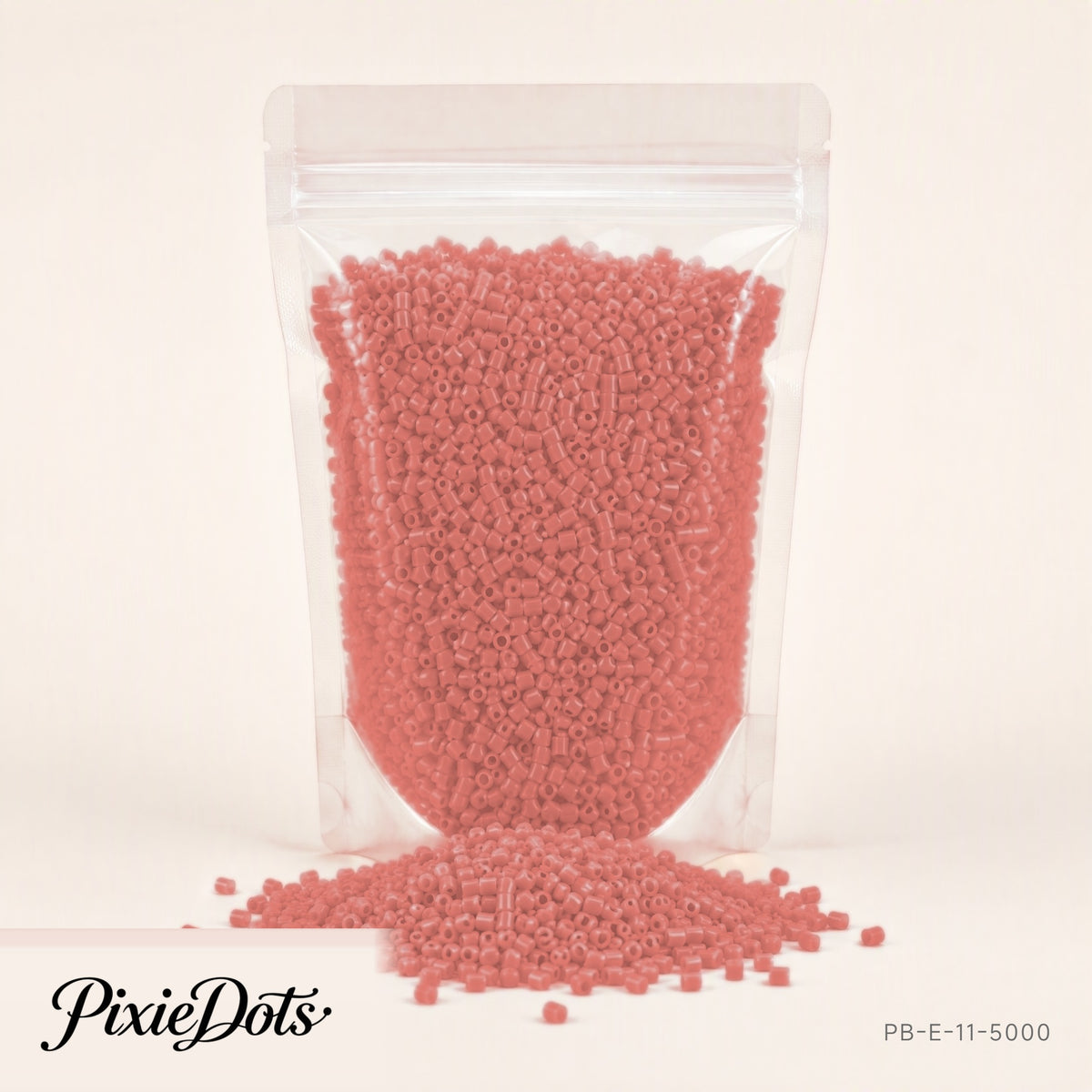 案例--PixieDot 5000 pcs  Emergency Refill Beads 2.6mm Fuse Beads, PixieBeads Single-Color Bulk Refill Melty Beads, Mini Fuse Beads for Pixel Art