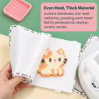 烘焙布PixieCraft Iron Mat - Reusable Non-Stick Ironing Sheets for 2.6mm Fuse Beads
