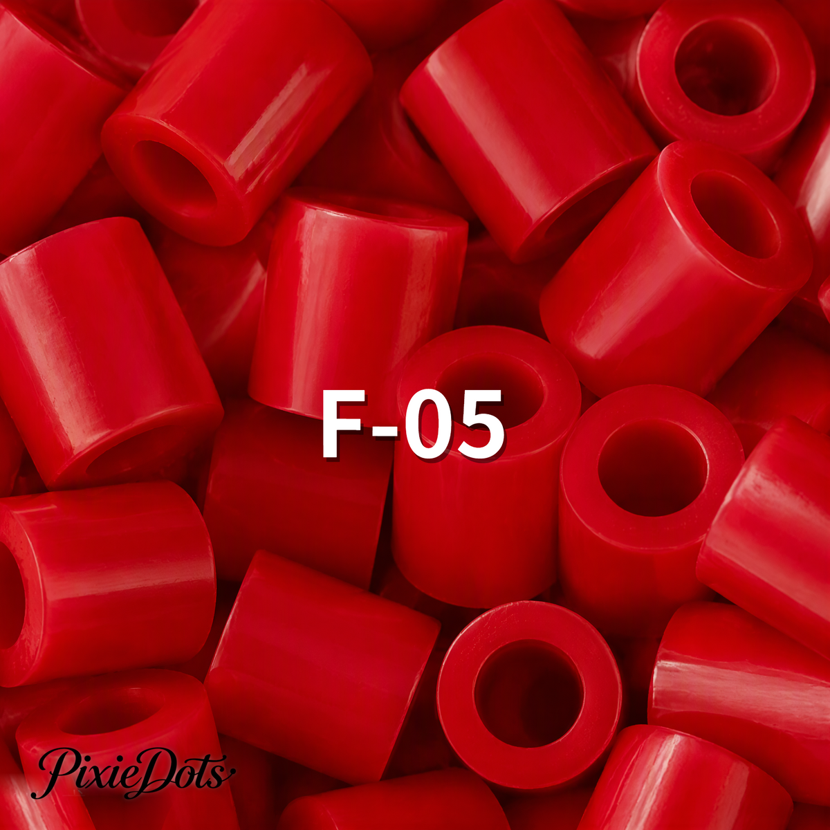 PixieDots Pure Pixels 1000ct Refill - Palette F (Warm Reds) 2.6mm Mini Fuse Beads | Fusible Beads Refill for Craft