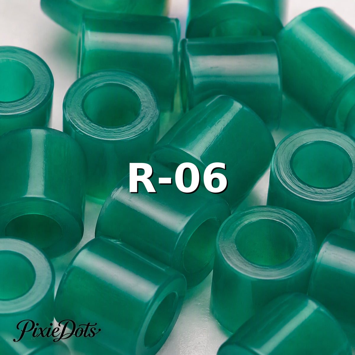 PixieDots Pure Pixels 1000ct Refill - Palette R (Transparent) 2.6mm Mini Fuse Beads | Fusible Beads Refill for Craft