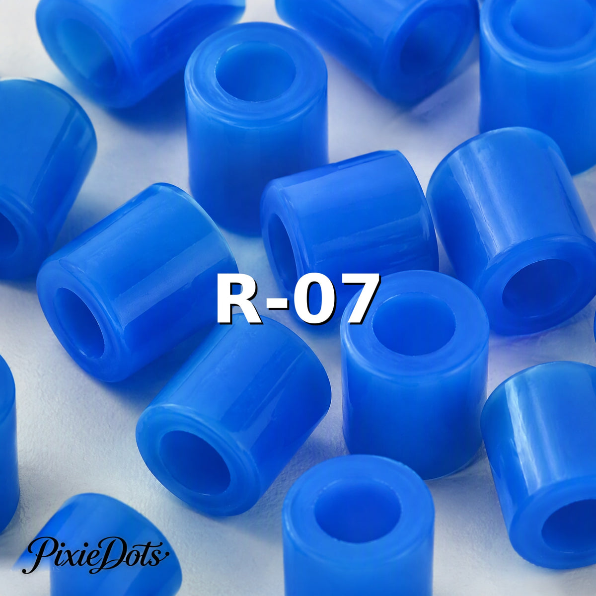 PixieDots Pure Pixels 1000ct Refill - Palette R (Transparent) 2.6mm Mini Fuse Beads | Fusible Beads Refill for Craft
