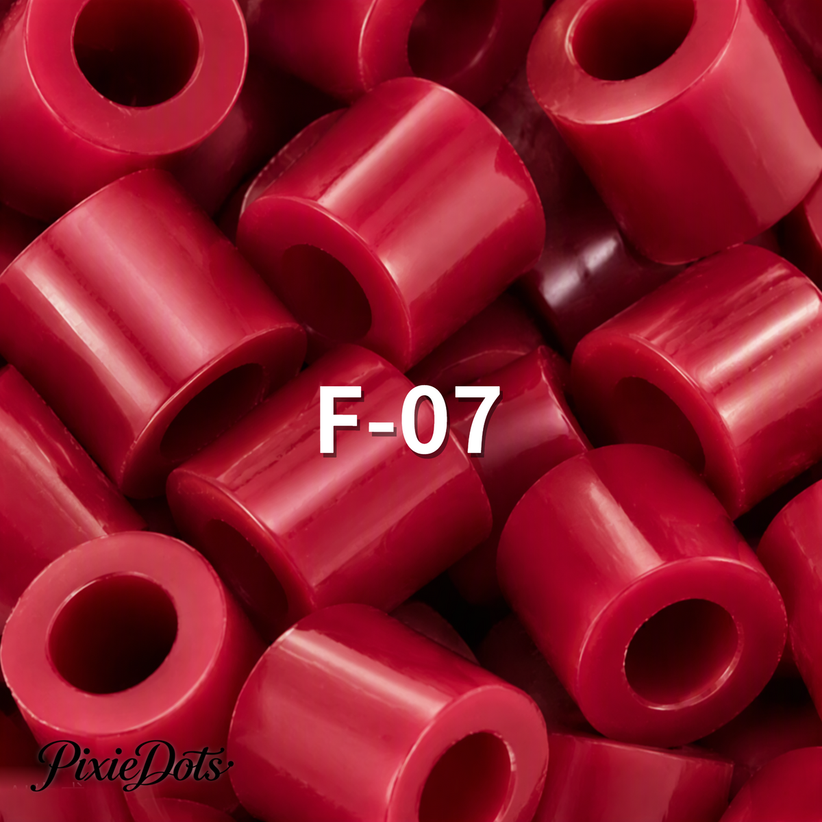 PixieDots Pure Pixels 1000ct Refill - Palette F (Warm Reds) 2.6mm Mini Fuse Beads | Fusible Beads Refill for Craft