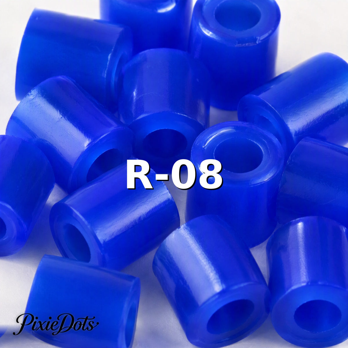 PixieDots Pure Pixels 1000ct Refill - Palette R (Transparent) 2.6mm Mini Fuse Beads | Fusible Beads Refill for Craft