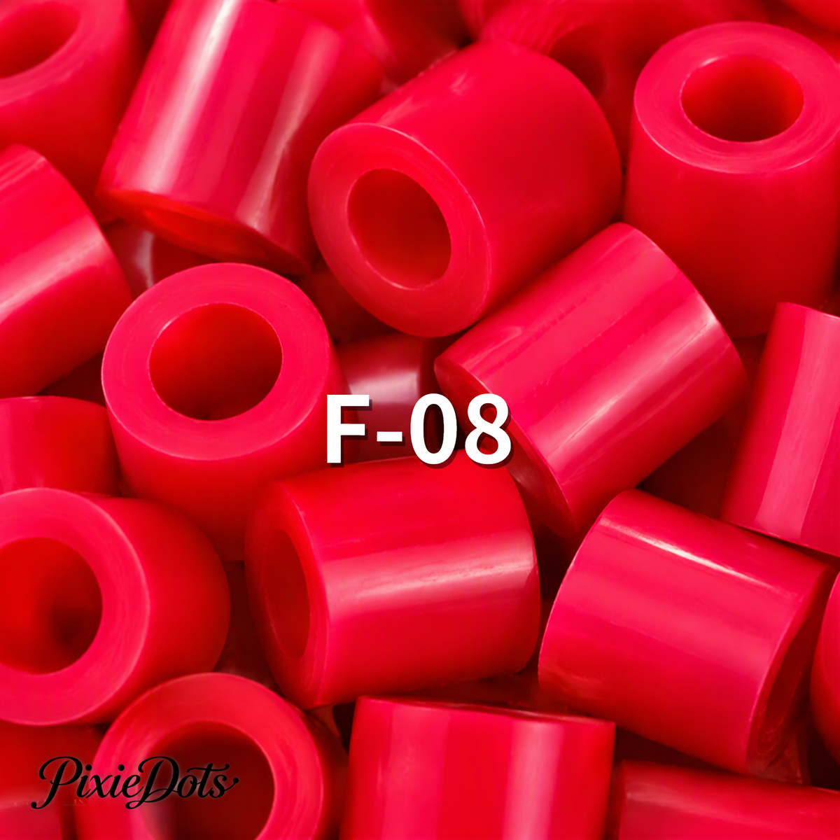 PixieDots Pure Pixels 1000ct Refill - Palette F (Warm Reds) 2.6mm Mini Fuse Beads | Fusible Beads Refill for Craft