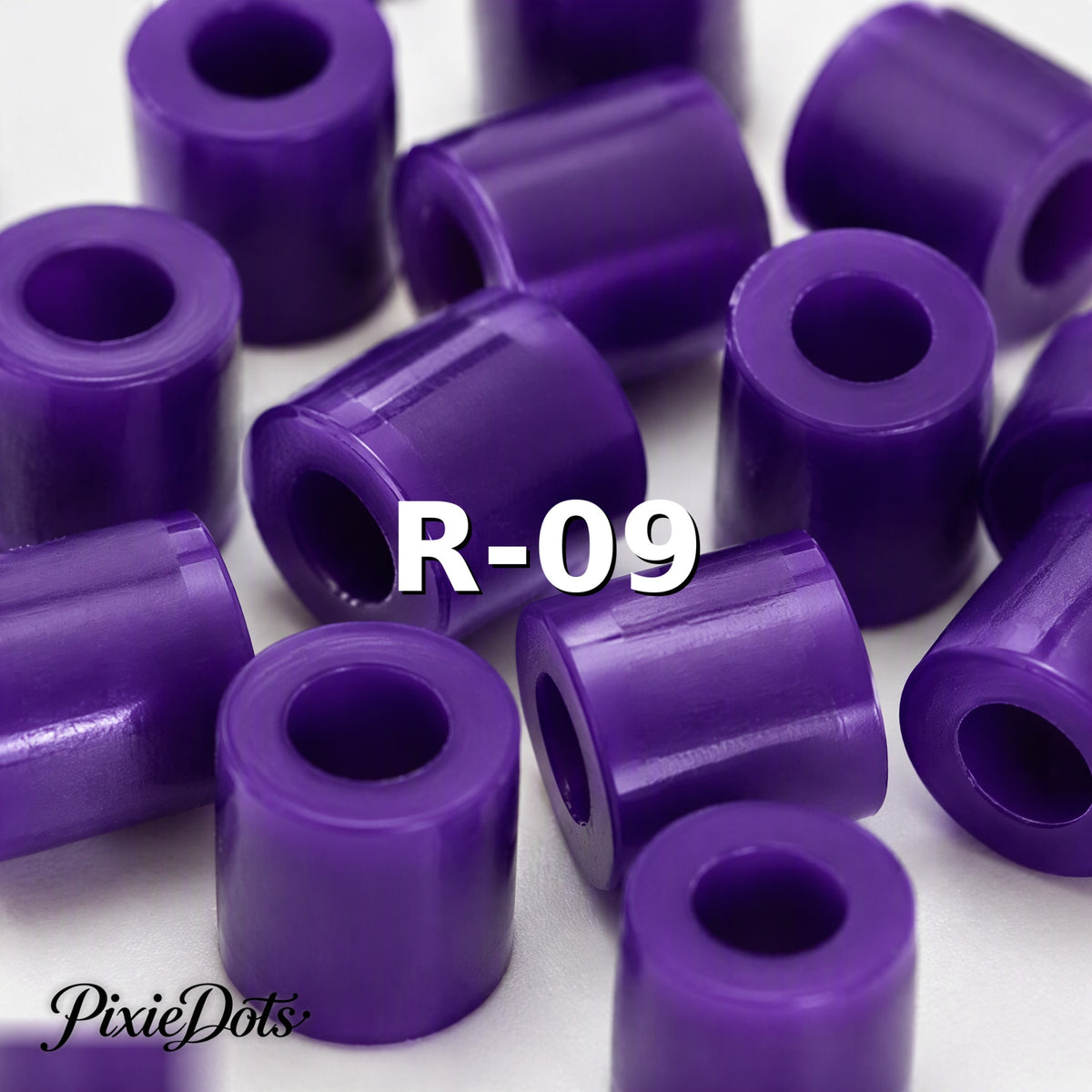 PixieDots Pure Pixels 1000ct Refill - Palette R (Transparent) 2.6mm Mini Fuse Beads | Fusible Beads Refill for Craft