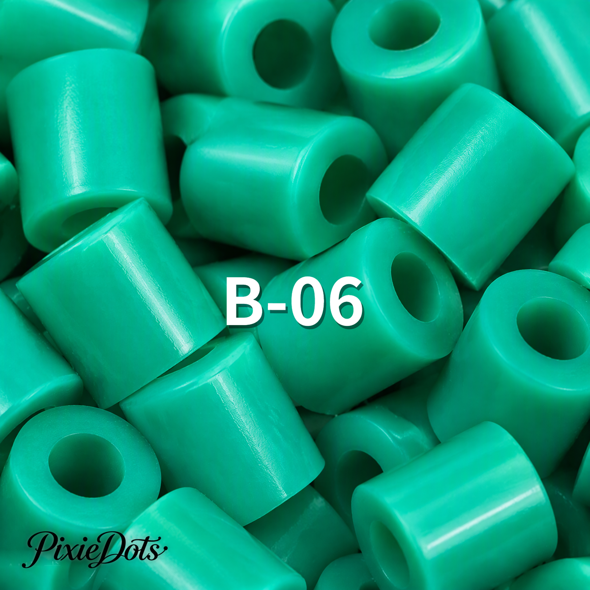 PixieDots Pure Pixels 1000ct Refill - Palette B (Forest Greens) 2.6mm Mini Fuse Beads | Fusible Beads Refill for Craft