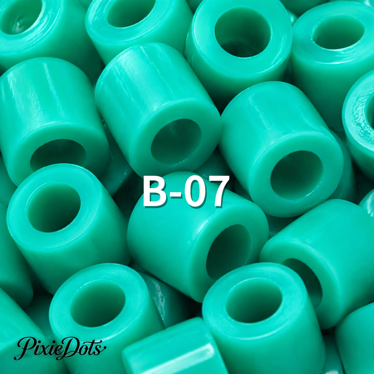 PixieDots Pure Pixels 1000ct Refill - Palette B (Forest Greens) 2.6mm Mini Fuse Beads | Fusible Beads Refill for Craft