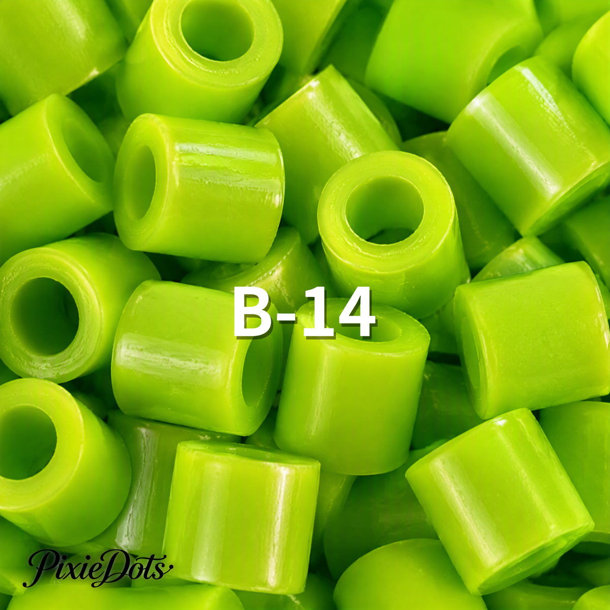 PixieDots Pure Pixels 1000ct Refill - Palette B (Forest Greens) 2.6mm Mini Fuse Beads | Fusible Beads Refill for Craft
