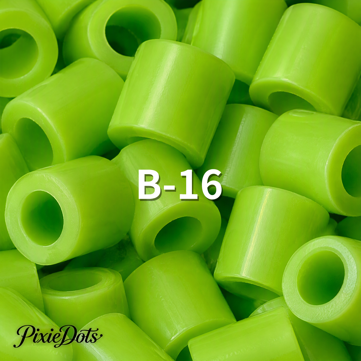 PixieDots Pure Pixels 1000ct Refill - Palette B (Forest Greens) 2.6mm Mini Fuse Beads | Fusible Beads Refill for Craft
