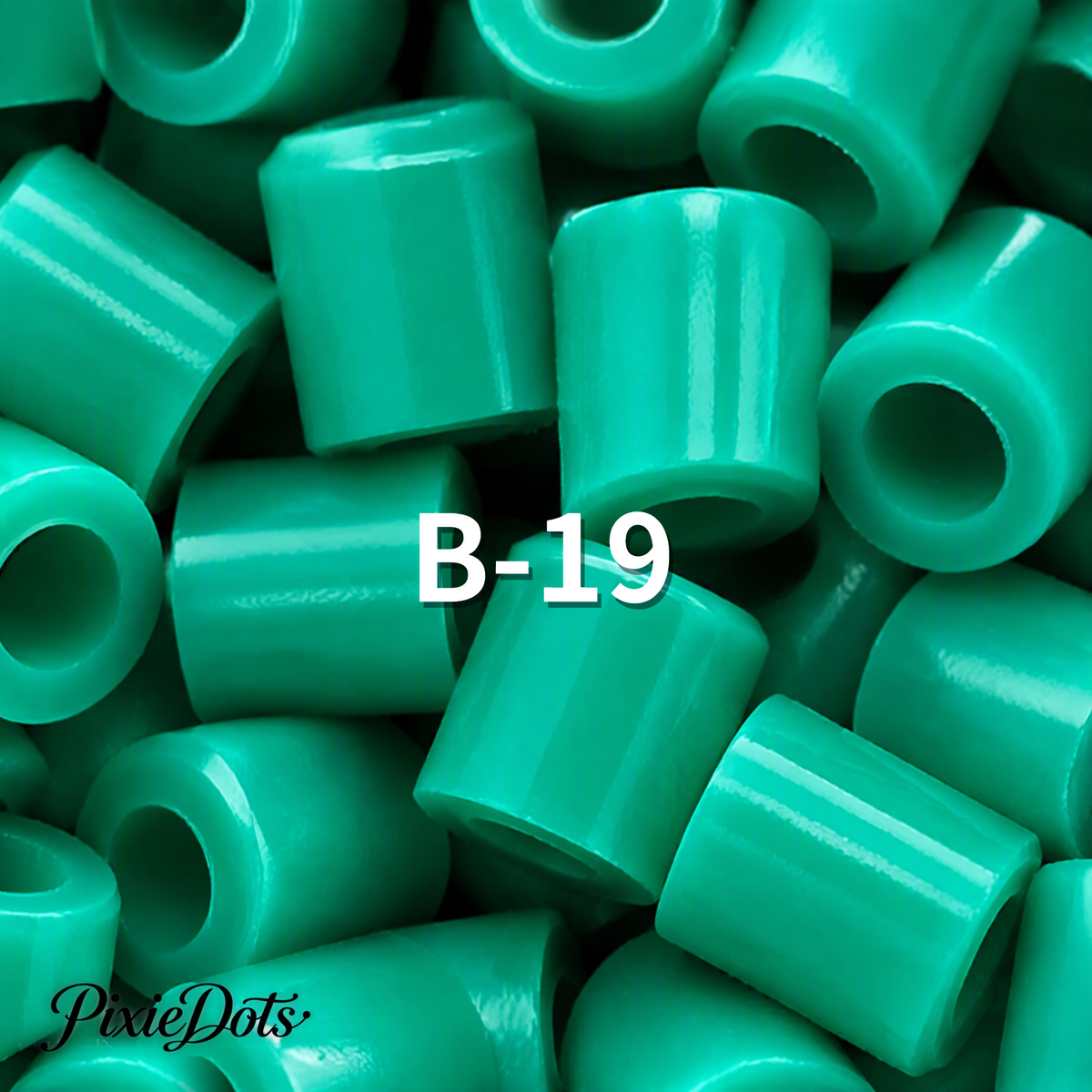 PixieDots Pure Pixels 1000ct Refill - Palette B (Forest Greens) 2.6mm Mini Fuse Beads | Fusible Beads Refill for Craft