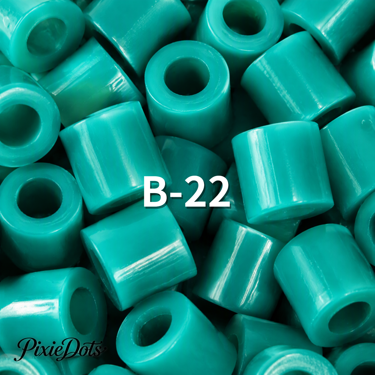 PixieDots Pure Pixels 1000ct Refill - Palette B (Forest Greens) 2.6mm Mini Fuse Beads | Fusible Beads Refill for Craft