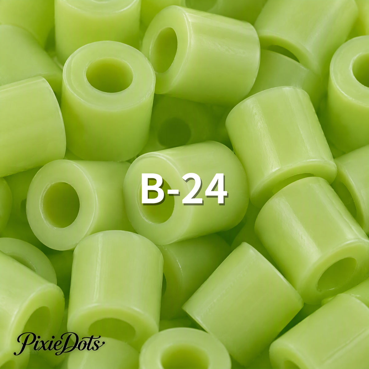 PixieDots Pure Pixels 1000ct Refill - Palette B (Forest Greens) 2.6mm Mini Fuse Beads | Fusible Beads Refill for Craft