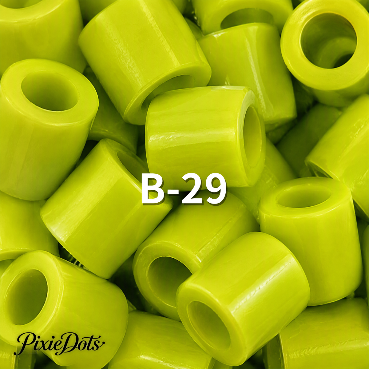 PixieDots Pure Pixels 1000ct Refill - Palette B (Forest Greens) 2.6mm Mini Fuse Beads | Fusible Beads Refill for Craft
