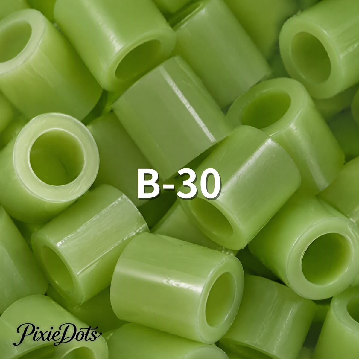 PixieDots Pure Pixels 1000ct Refill - Palette B (Forest Greens) 2.6mm Mini Fuse Beads | Fusible Beads Refill for Craft