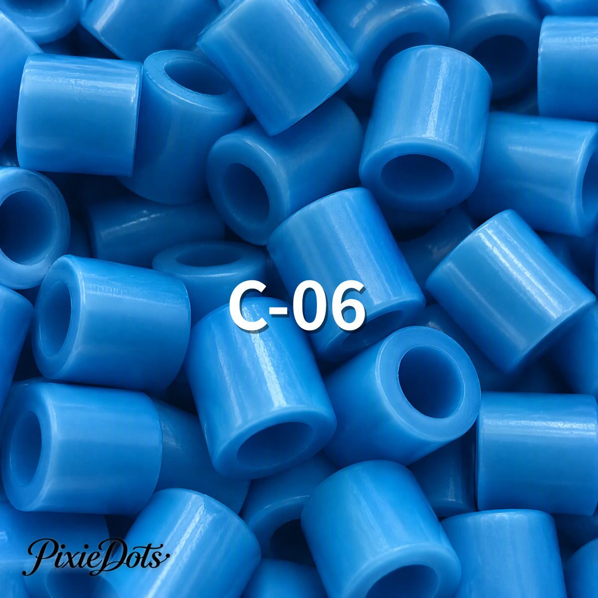 PixieDots Pure Pixels 1000ct Refill - Palette C (Ocean Blues) 2.6mm Mini Fuse Beads | Fusible Beads Refill for Craft