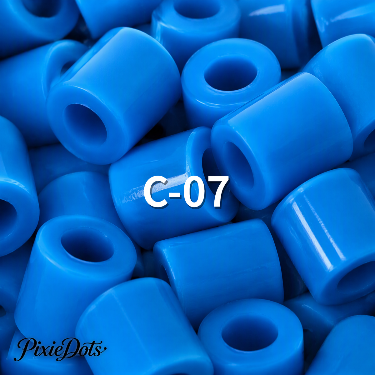 PixieDots Pure Pixels 1000ct Refill - Palette C (Ocean Blues) 2.6mm Mini Fuse Beads | Fusible Beads Refill for Craft