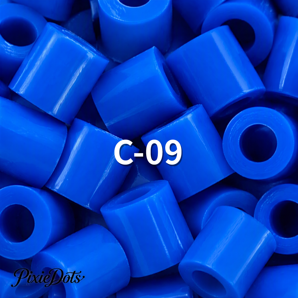 PixieDots Pure Pixels 1000ct Refill - Palette C (Ocean Blues) 2.6mm Mini Fuse Beads | Fusible Beads Refill for Craft