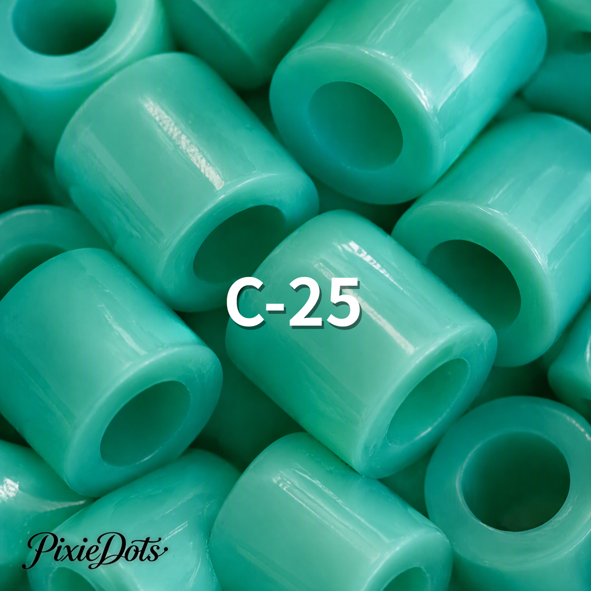 PixieDots Pure Pixels 1000ct Refill - Palette C (Ocean Blues) 2.6mm Mini Fuse Beads | Fusible Beads Refill for Craft