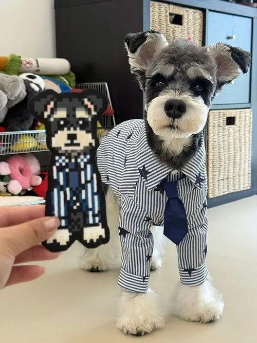 Custom Fuse Bead Portrait - Personalized Handmade Pixel Art from Your Photo (Free Keychain Included)